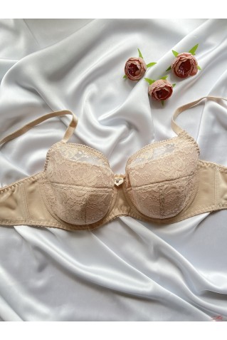 Кружевной бюстгальтер на тонком поролоне Lanny Mode 11730 